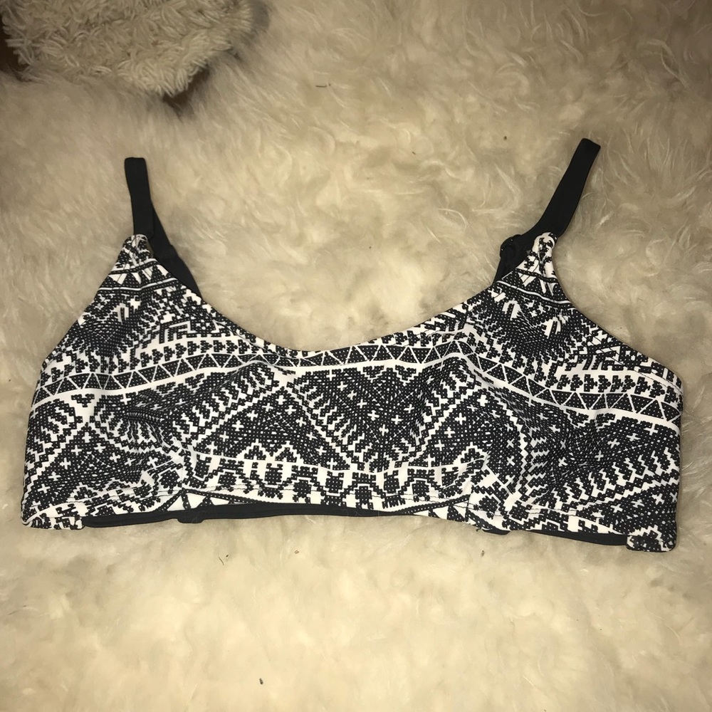 Target caged back swimsuit top